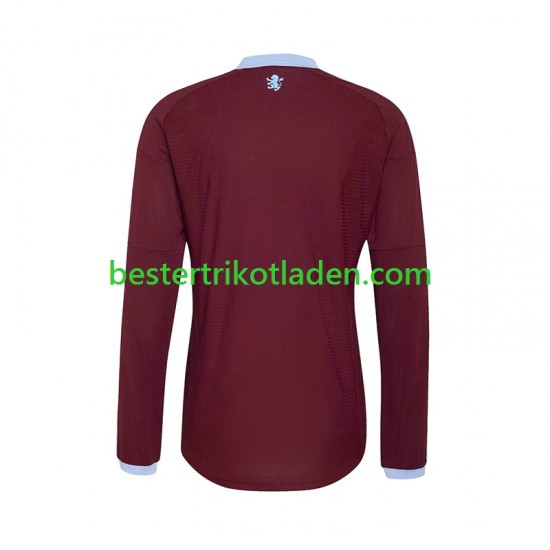 Fußballtrikot Aston Villa Heim Trikot Home 2026-2027 Langarm für Herren