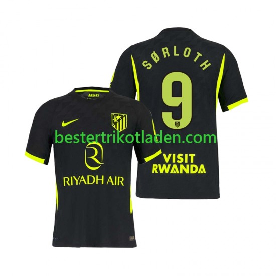 Fußballtrikot Atlético Madrid Alexander Sorloth 9 Auswärts Trikot Away 2026-2027 Kurzarm für Herren