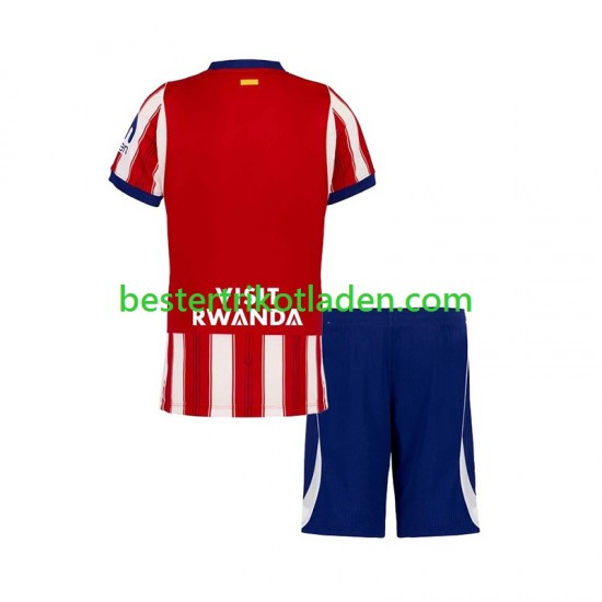 Fußballtrikot Atlético Madrid Heim Trikot Home 2026-2027 Kurzarm für Kinder
