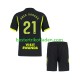Fußballtrikot Atlético Madrid Obed Vargas 21 Auswärts Trikot Away 2026-2027 Kurzarm für Kinder