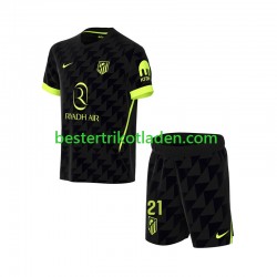 Fußballtrikot Atlético Madrid Obed Vargas 21 Auswärts Trikot Away 2026-2027 Kurzarm für Kinder