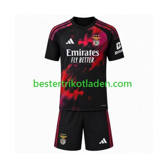 Fußballtrikot Benfica Ausweich Trikot 3rd 2026-2027 Kurzarm für Kinder
