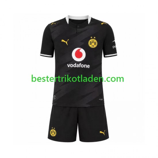 Fußballtrikot Borussia Dortmund Auswärts Trikot Away 2026-2027 Kurzarm für Kinder