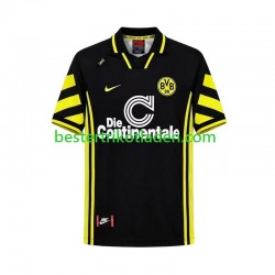 Fußballtrikot Borussia Dortmund 1996 Retro Auswärts Trikot Away Kurzarm für Herren
