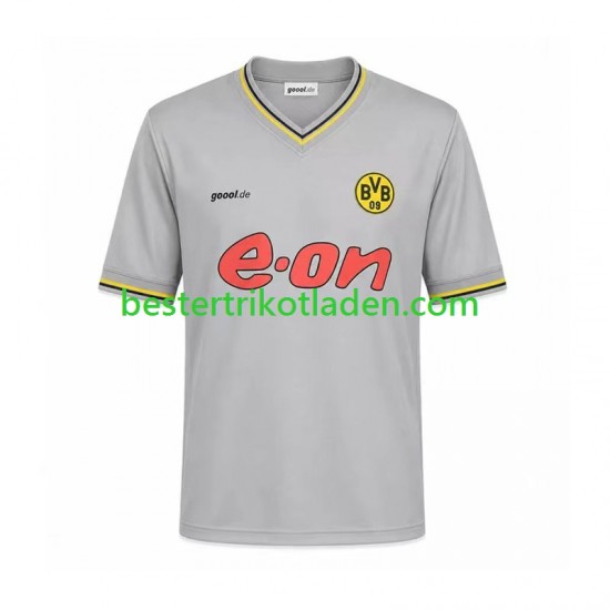 Fußballtrikot Borussia Dortmund 2002 Retro Auswärts Trikot Away Kurzarm für Herren