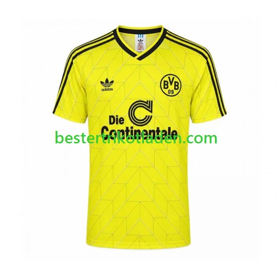 Fußballtrikot Borussia Dortmund 1998 Retro Heim Trikot Home Kurzarm für Herren