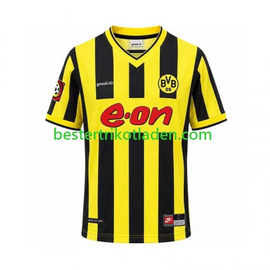 Fußballtrikot Borussia Dortmund 2000 Retro Heim Trikot Home Kurzarm für Herren
