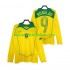 Fußballtrikot Brasilien RONALDO 9 Retro Heim Trikot Home 2004 Langarm für Herren