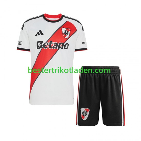 Fußballtrikot River Plate Heim Trikot Home 2026-2027 Kurzarm für Kinder