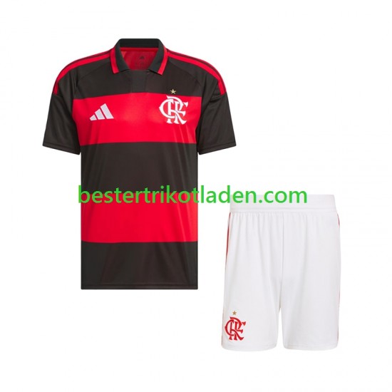Fußballtrikot CR Flamengo Heim Trikot Home 2026-2027 Kurzarm für Kinder