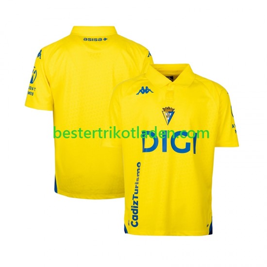 Fußballtrikot Cádiz CF Heim Trikot Home 2026-2027 Kurzarm für Herren