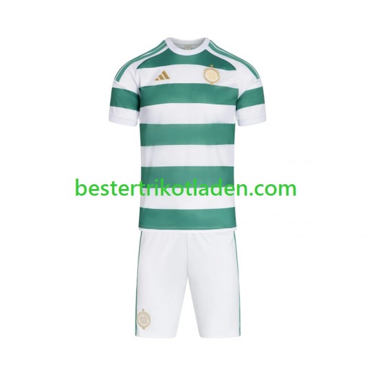 Fußballtrikot Celtic Glasgow FC Heim Trikot Home 2026-2027 Kurzarm für Kinder