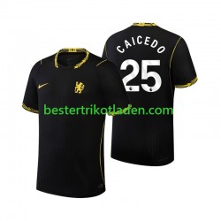 Fußballtrikot Chelsea Moises Caicedo 25 Auswärts Trikot Away 2026-2027 Kurzarm für Herren