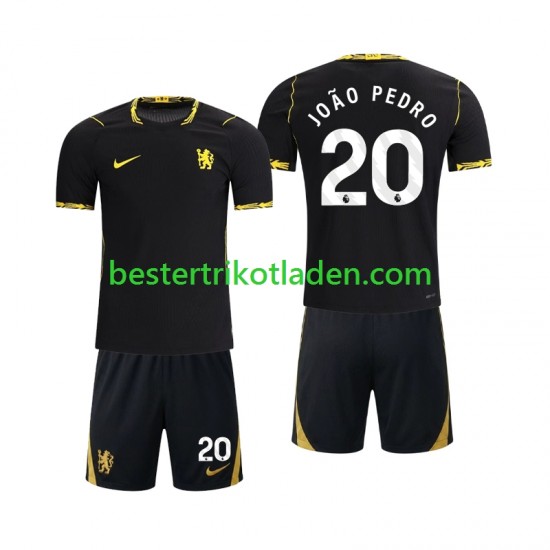 Fußballtrikot Chlesea Joao Pedro 20 Auswärts Trikot Away 2026-2027 Kurzarm für Kinder