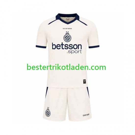 Fußballtrikot Club Brugge Auswärts Trikot Away 2026-2027 Kurzarm für Kinder