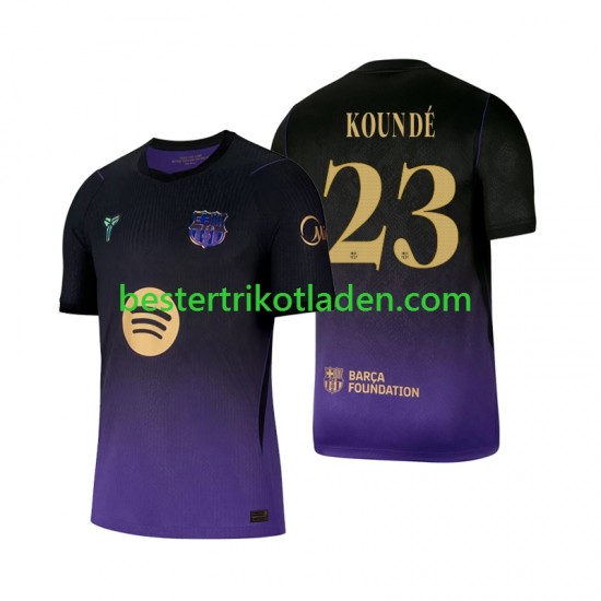 Fußballtrikot FC Barcelona Jules Kounde 23 Auswärts Trikot Away 2026-2027 Kurzarm für Herren
