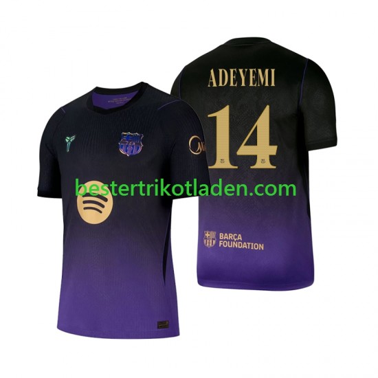 Fußballtrikot FC Barcelona Karim Adeyemi 14 Auswärts Trikot Away 2026-2027 Kurzarm für Herren
