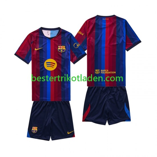 Fußballtrikot FC Barcelona Heim Trikot Home 2026-2027 Kurzarm für Kinder
