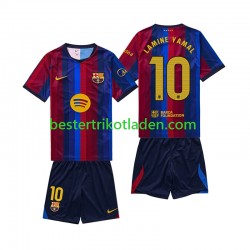 Fußballtrikot FC Barcelona Lamine Yamal 10 Heim Trikot Home 2026-2027 Kurzarm für Kinder
