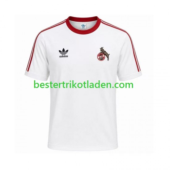 Fußballtrikot FC Köln 1986 1987 Retro Heim Trikot Home Kurzarm für Herren