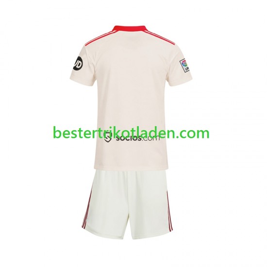 Fußballtrikot FC Sevilla Retro Heim Trikot Home 2025-2026 Kurzarm für Kinder