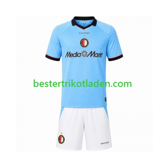 Fußballtrikot Feyenoord Rotterdam Auswärts Trikot Away 2026-2027 Kurzarm für Kinder