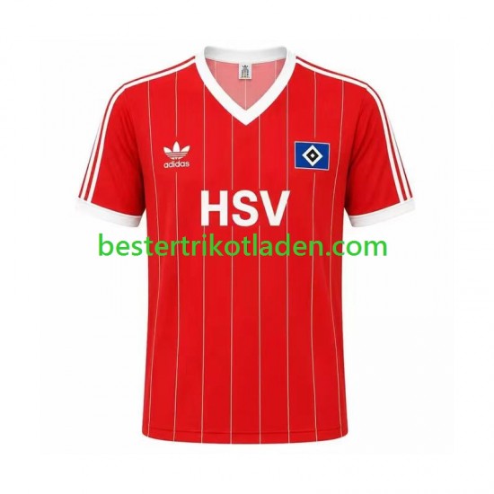 Fußballtrikot Hamburger SV 1983 Retro Auswärts Trikot Away Kurzarm für Herren