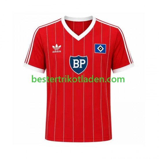 Fußballtrikot Hamburger SV 1984 Retro Auswärts Trikot Away Kurzarm für Herren