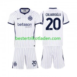Fußballtrikot Inter Mailand Hakan Calhanoglu 20 Auswärts Trikot Away 2026-2027 Kurzarm für Kinder