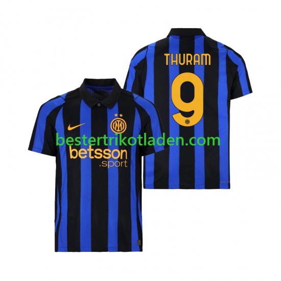 Fußballtrikot Inter Mailand Marcus Thuram 9 Heim Trikot Home 2026-2027 Kurzarm für Herren