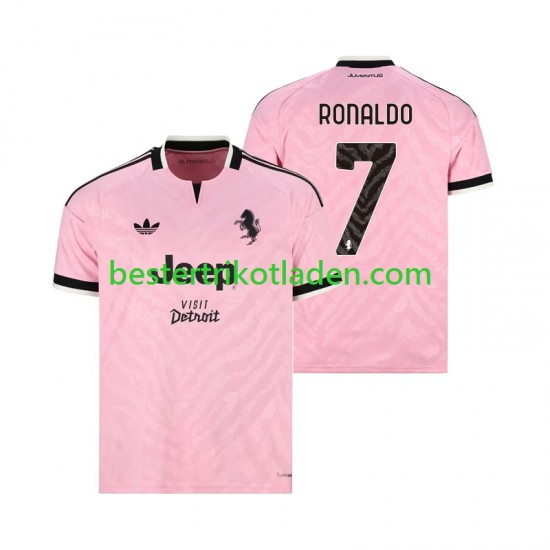 Fußballtrikot Juventus Turin Cristiano Ronaldo 7 Auswärts Trikot Away 2026-2027 Kurzarm für Herren