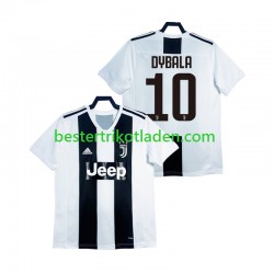 Fußballtrikot Juventus Turin DYBALA 21 2018 2019 Retro Heim Trikot Home Kurzarm für Herren