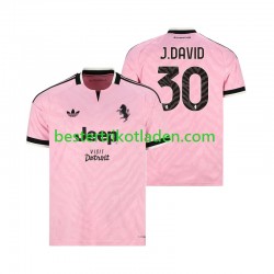 Fußballtrikot Juventus Turin Jonathan David 30 Auswärts Trikot Away 2026-2027 Kurzarm für Herren