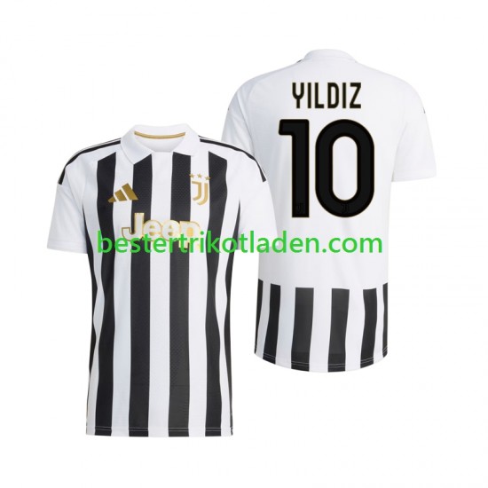 Fußballtrikot Juventus Turin Kenan Yildiz 10 Heim Trikot Home 2026-2027 Kurzarm für Herren