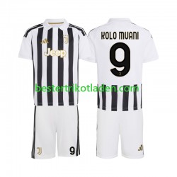 Fußballtrikot Juventus Turin Randal Kolo Muani 9 Heim Trikot Home 2026-2027 Kurzarm für Kinder