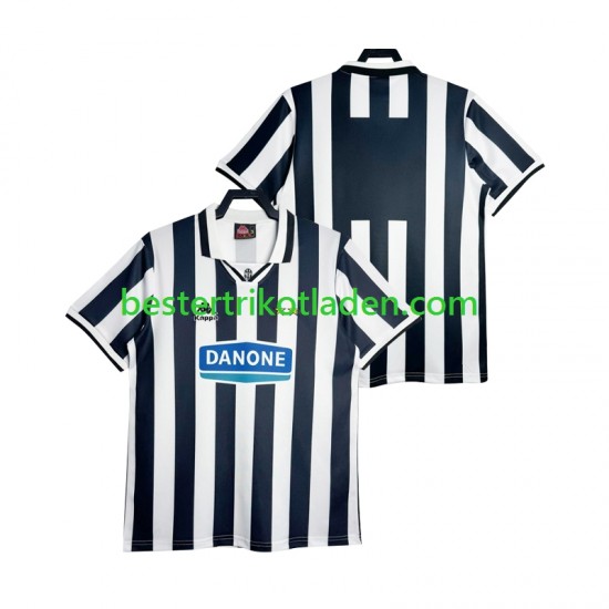 Fußballtrikot Juventus Turin 1995 Retro Heim Trikot Home 1994 Kurzarm für Herren