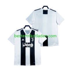 Fußballtrikot Juventus Turin 2018 2019 Retro Heim Trikot Home Kurzarm für Herren