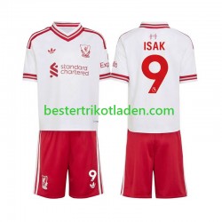 Fußballtrikot Liverpool Alexander Isak 9 Auswärts Trikot Away 2026-2027 Kurzarm für Kinder