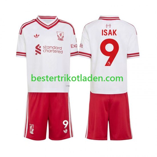 Fußballtrikot Liverpool Alexander Isak 9 Auswärts Trikot Away 2026-2027 Kurzarm für Kinder