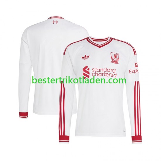 Fußballtrikot Liverpool Auswärts Trikot Away 2026-2027 Langarm für Herren