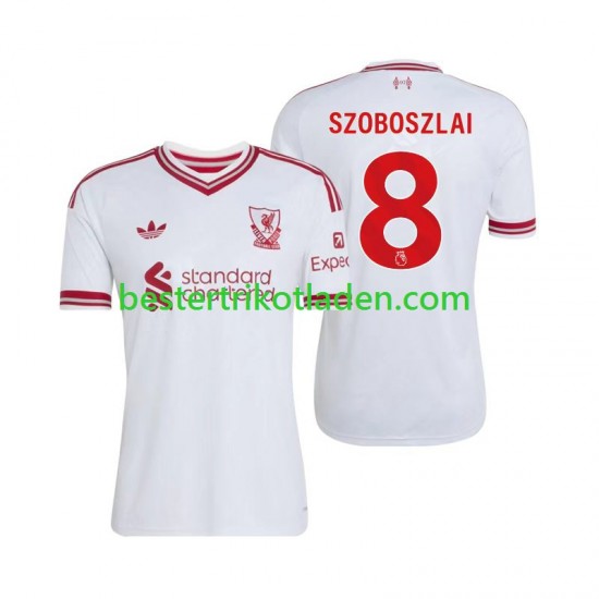 Fußballtrikot Liverpool Dominik Szoboszlai 8 Auswärts Trikot Away 2026-2027 Kurzarm für Herren