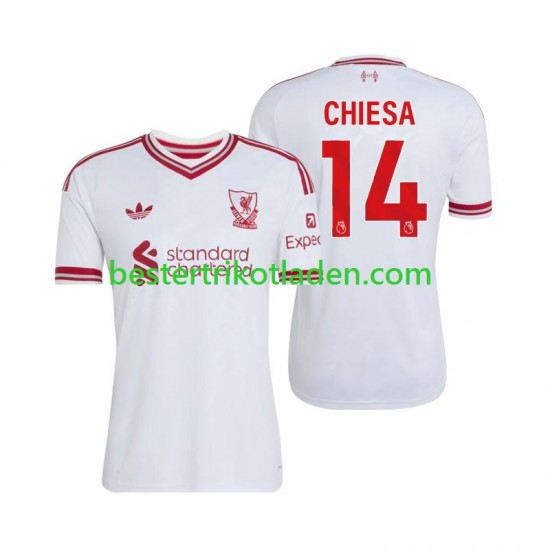 Fußballtrikot Liverpool Federico Chiesa 14 Auswärts Trikot Away 2026-2027 Kurzarm für Herren