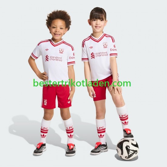 Fußballtrikot Liverpool Auswärts Trikot Away 2026-2027 Kurzarm für Kinder