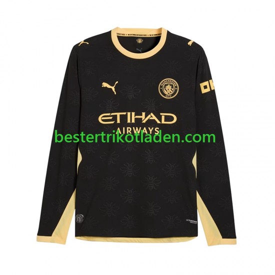 Fußballtrikot Manchester City Auswärts Trikot Away 2026-2027 Langarm für Herren
