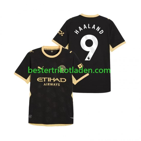 Fußballtrikot Manchester City Erling Haaland 9 Auswärts Trikot Away 2026-2027 Kurzarm für Herren