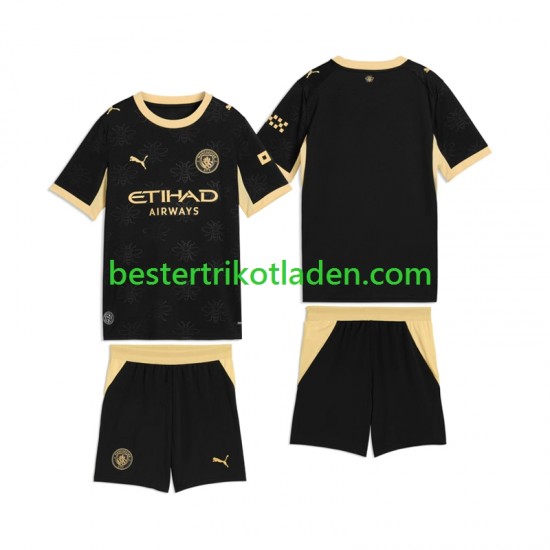 Fußballtrikot Manchester City Auswärts Trikot Away 2026-2027 Kurzarm für Kinder