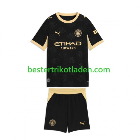 Fußballtrikot Manchester City Auswärts Trikot Away 2026-2027 Kurzarm für Kinder
