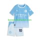 Fußballtrikot Manchester City Rayan Cherki 10 Heim Trikot Home 2026-2027 Kurzarm für Kinder