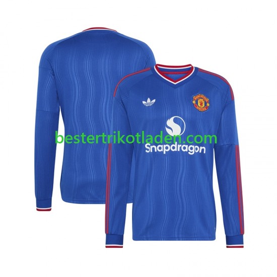 Fußballtrikot Manchester United Auswärts Trikot Away 2026-2027 Langarm für Herren