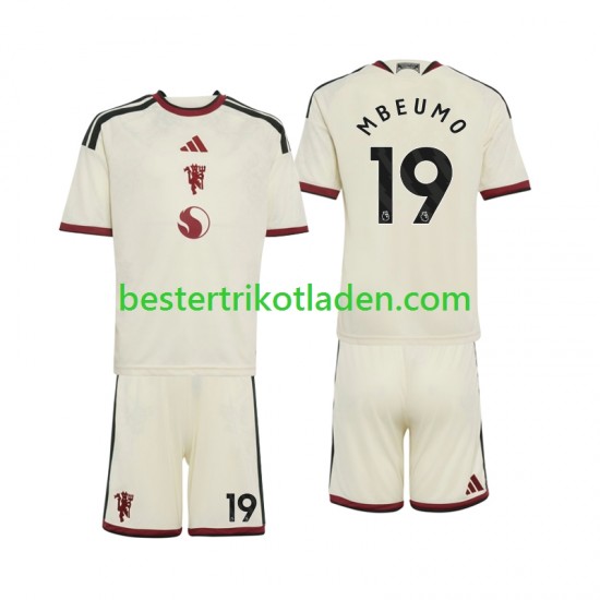 Fußballtrikot Manchester United Bryan Mbeumo 19 Ausweich Trikot 3rd 2026-2027 Kurzarm für Kinder